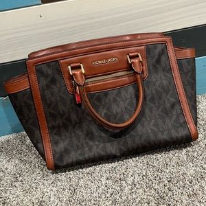 Michael Kors leather satchel